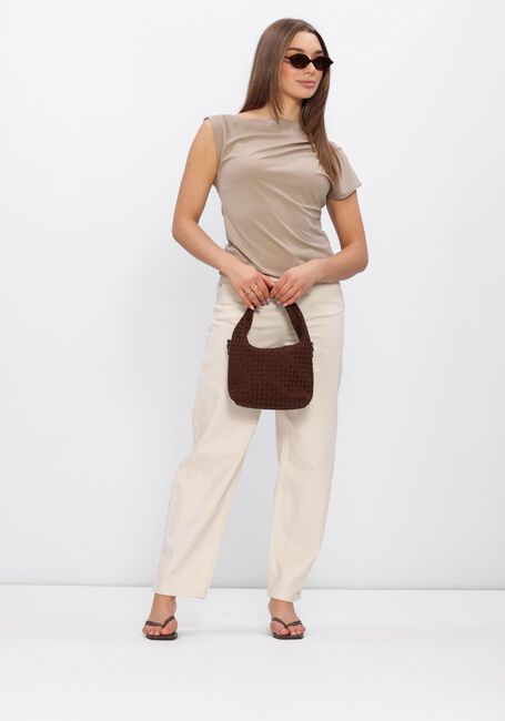 Beige SELECTED WOMEN Top SLFMOLLY SS TOP - large