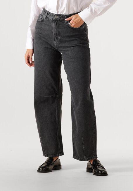 Anthrazit SELECTED WOMEN Wide jeans SLFLOOSE BARREL ANE-KORI MW JEANS - large