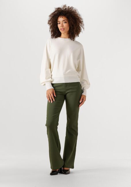 Dunkelgrün MINUS Schlaghose CARMA FLARED PANT - large