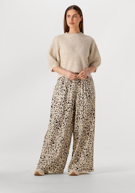 Beige MSCH COPENHAGEN Weite Hose MSCHALYONA VLORA HW PANTS AOP - large