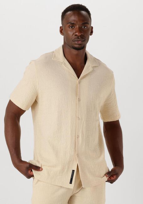 Beige BUTCHER OF BLUE Casual-Oberhemd RIPLEY STRUCTURE SHIRT - large
