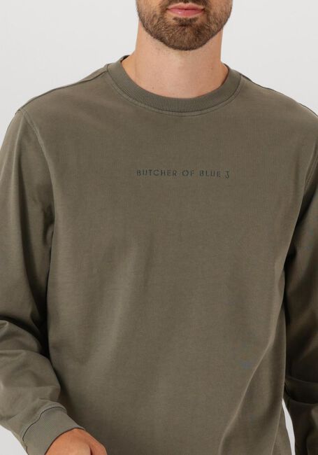 Olive BUTCHER OF BLUE T-shirt ARMY QCC LOOSE TEE LS - large