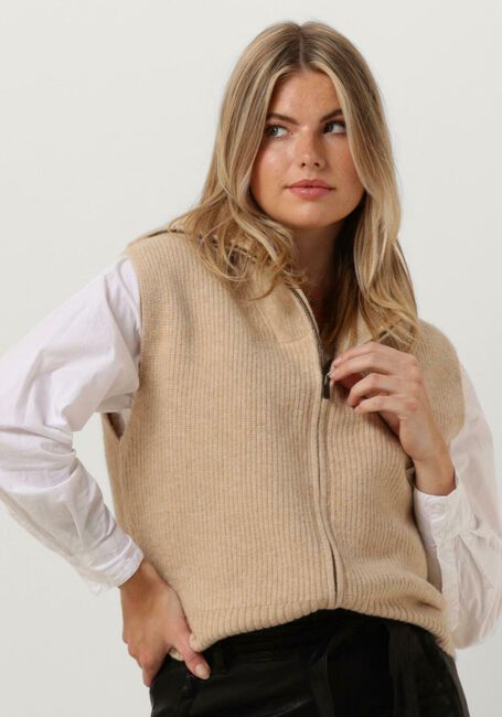 Camelfarbene KNIT-TED Spencer MACE - large
