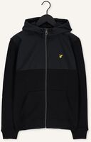 Schwarze LYLE & SCOTT Jack SOFTSHELL JERSEY ZIP HOODIE Schwarze LYLE & SCOTT Jack SOFTSHELL JERSEY ZIP HOODIE - medium