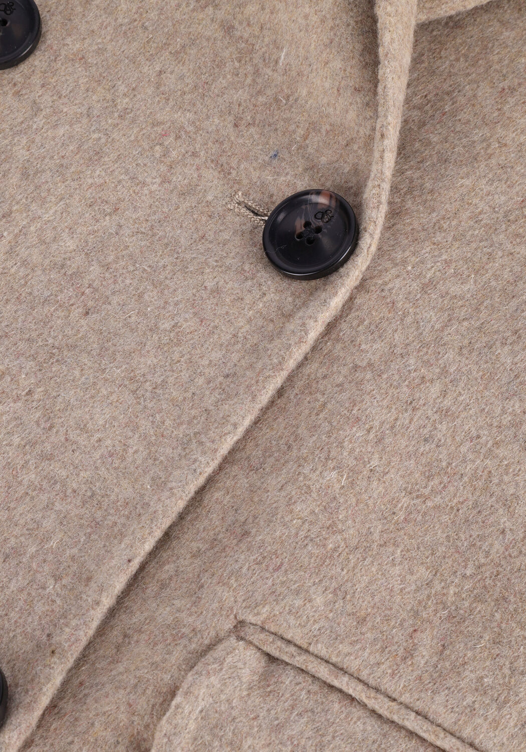 Sand SCOTCH & SODA M&auml;ntel DOUBLE BREASTED WOOL BLEND COAT - large