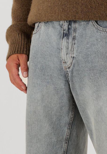 Graue LES DEUX Straight leg jeans RYDER WASHED DENIM JEANS - large