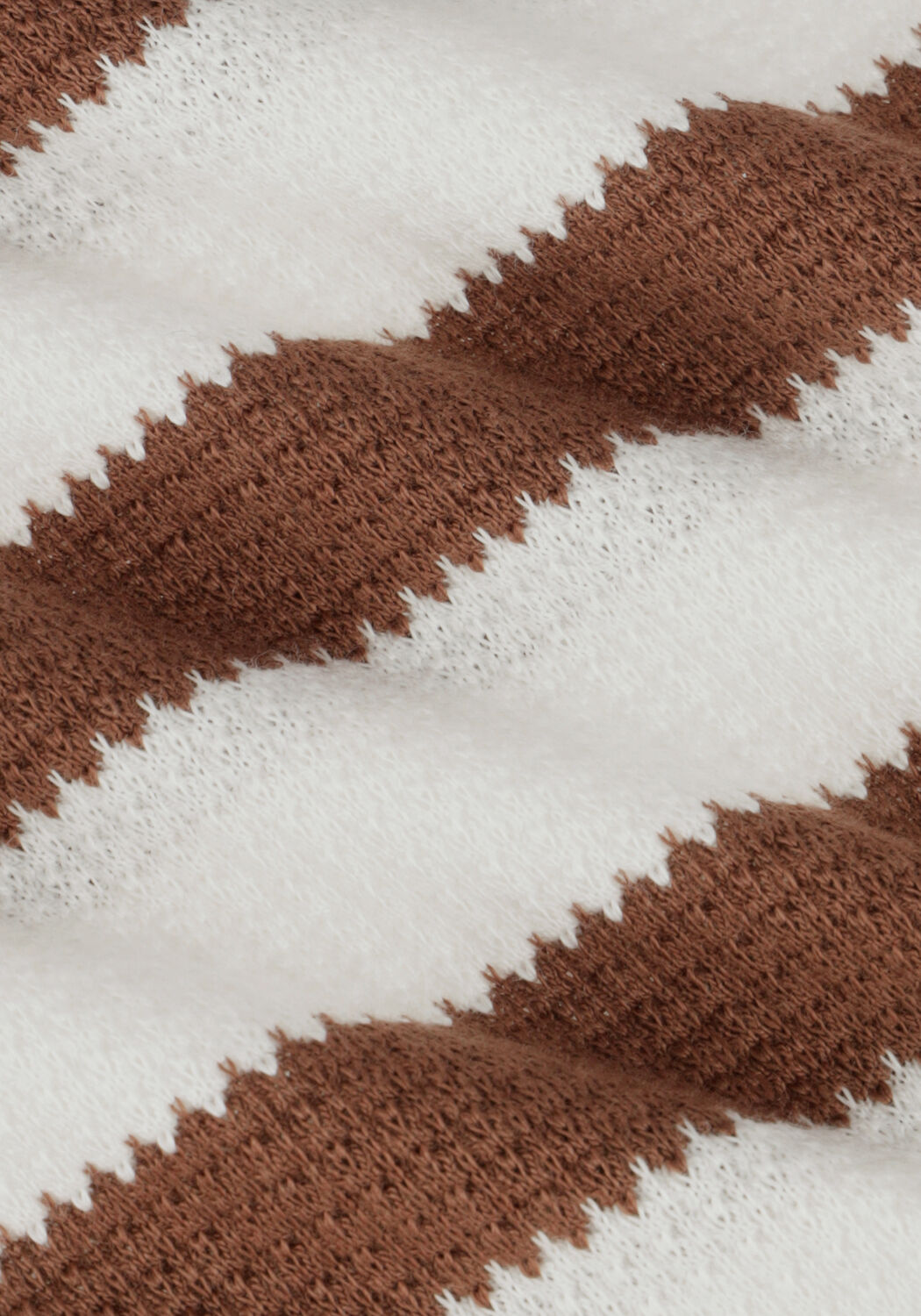 Braune INDIAN BLUE JEANS T-shirt T-SHIRT STRIPED PUFFED SLEEVE - large