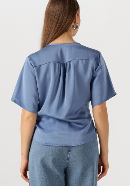Hellblau NEO NOIR Blusen CASADIA HEAVY SATEEN BLOUSE - large