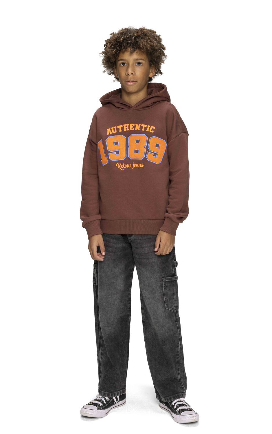 Braune RETOUR Pullover ROY - large