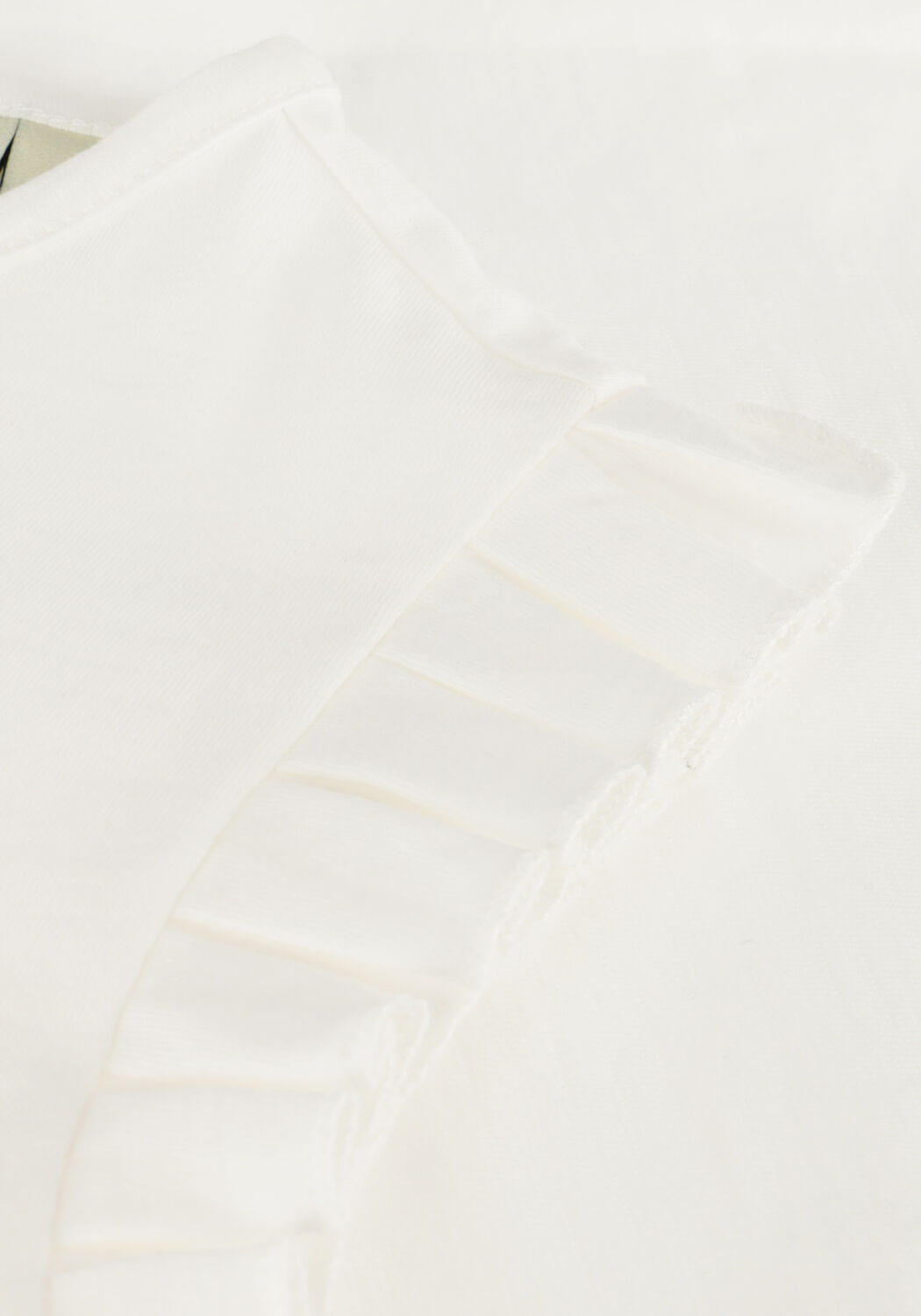 Nicht-gerade weiss LIKE FLO Top SLUB TEE RUFFLE SHOULDER - large