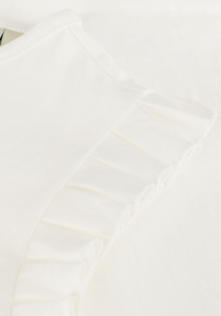 Nicht-gerade weiss LIKE FLO Top SLUB TEE RUFFLE SHOULDER - large