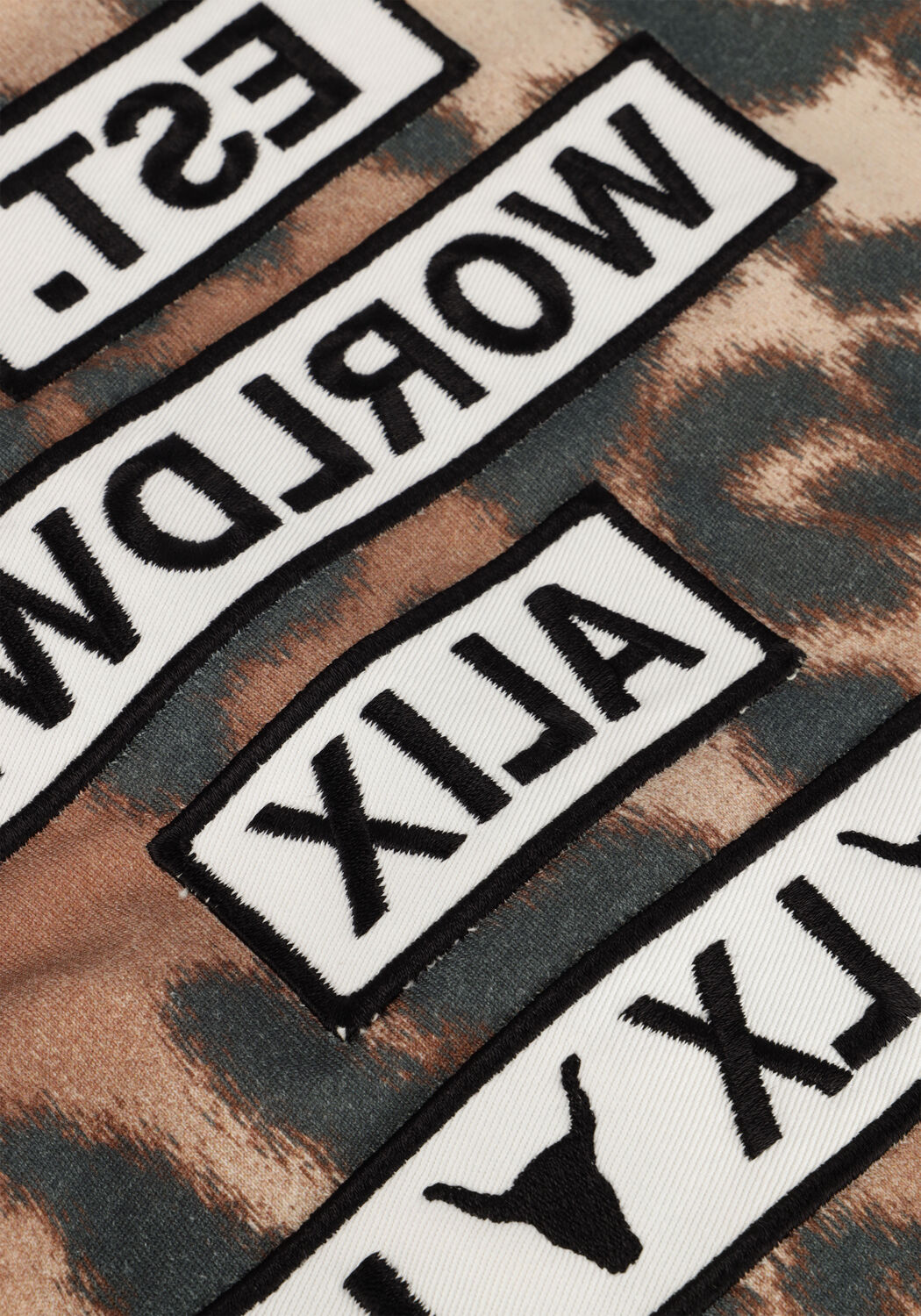 Schwarze ALIX MINI Minikleid ANIMAL DRESS - large