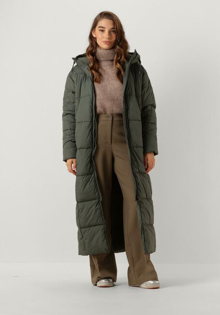 Grüne ANOTHER LABEL Wattierte Jack MILLE LONG PUFFER - large