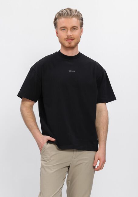 Schwarze GENTI T-shirt T-SHIRT SS 1242 - large