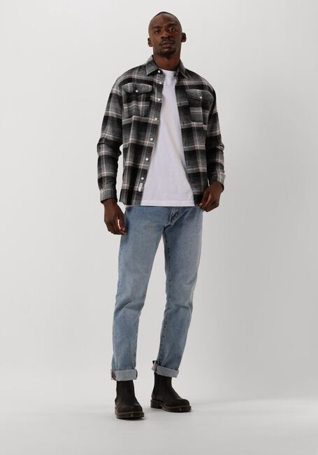 Dunkelblau SELECTED MEN Overshirt REGSCOT CHECK SHIRT - large