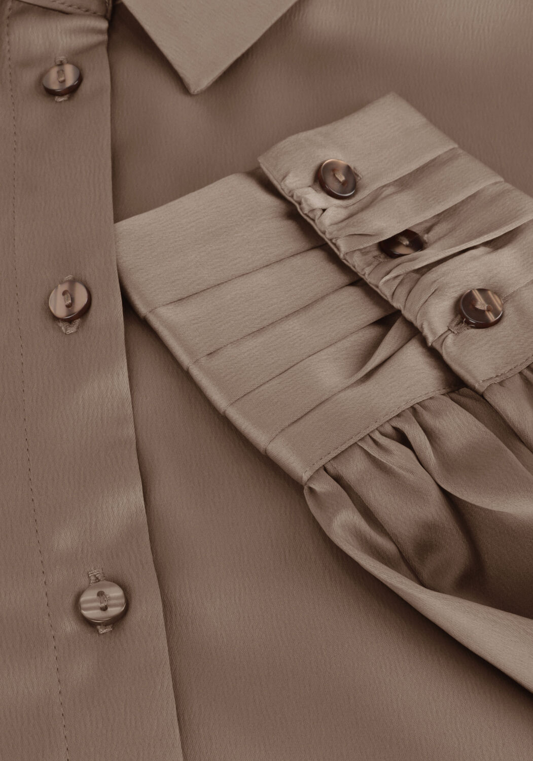 Taupe Y.A.S. Blusen YASPELLA LS SHIRT S. - large