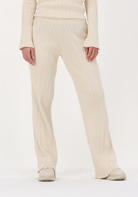 Sand ANOTHER LABEL Schlaghose AURELIE KNITTED PANTS - large