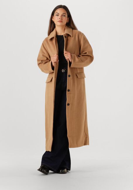 Camelfarbene MSCH COPENHAGEN Mäntel MSCHPEYTON COAT - large