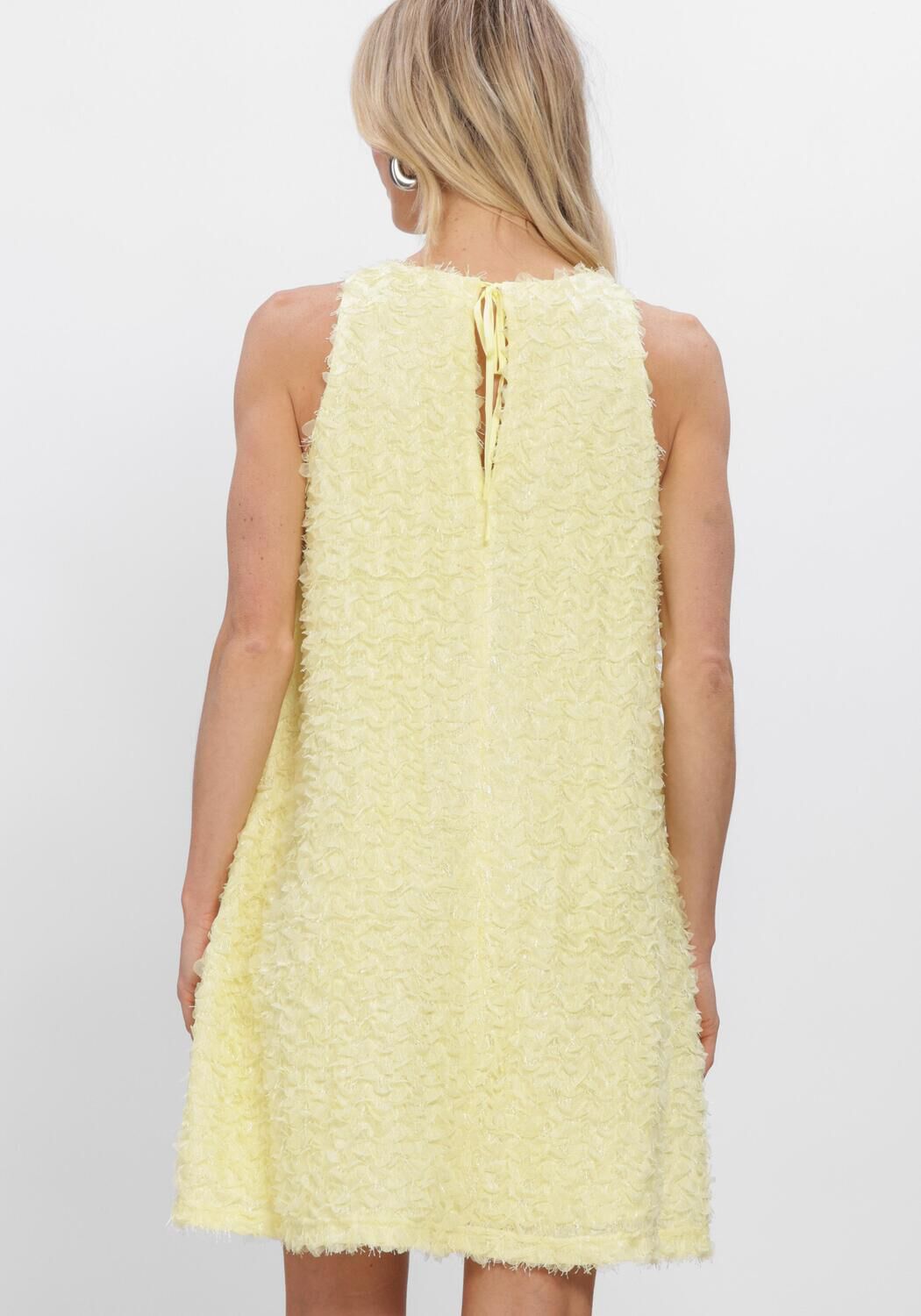 Gelbe Y.A.S. Kleider YASCRIMO SL SHORT DRESS - large