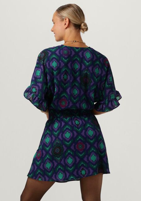 Lilane ALIX THE LABEL Minikleid LADIES WOVEN IKAT FAKE WRAP DRESS - large