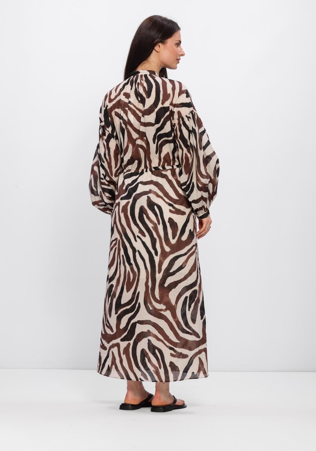 Mehrfarbige/Bunte INWEAR Kleider ROSALIEIW DRAWSTRING DRESS - large