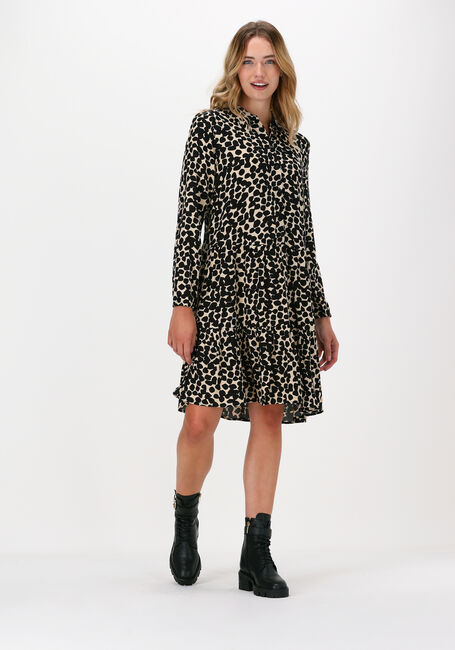 Schwarze MSCH COPENHAGEN Minikleid BAHIRA JALINA SHORT DRESS AOP - large