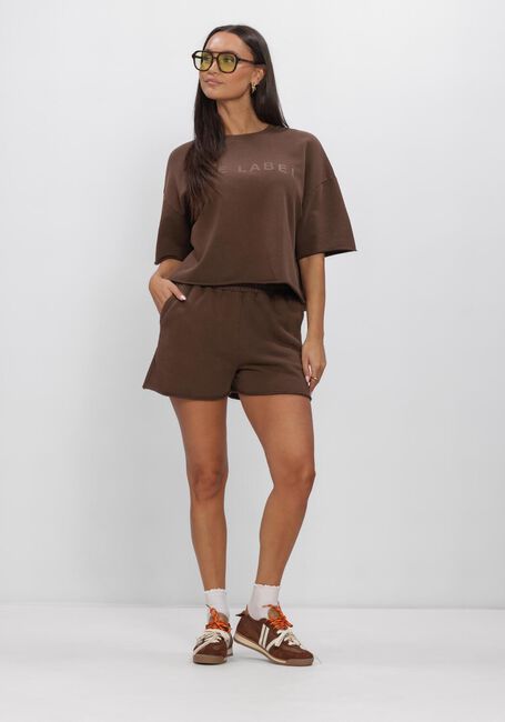 Braune ALIX THE LABEL T-shirt LADIES KNITTED THE LABEL T SHIRT - large