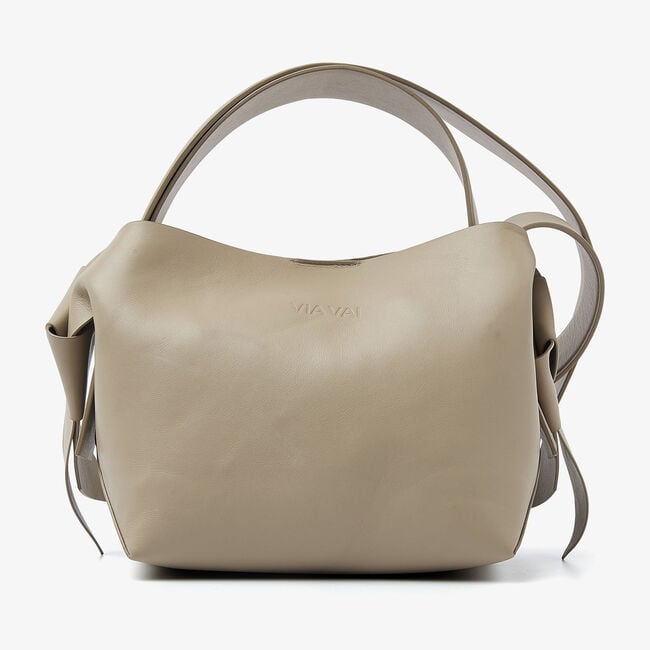 Beige VIA VAI Handtasche NODO FABI - large