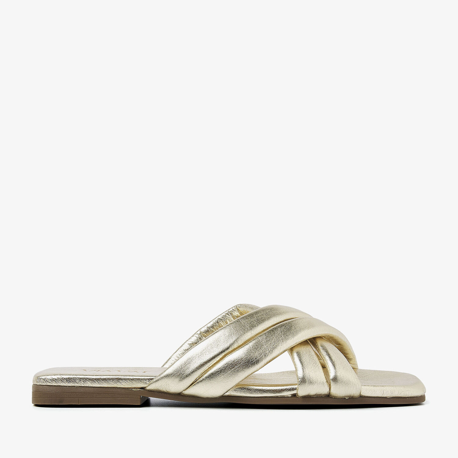 Goldfarbene VIA VAI Pantolette KIKI LOT - medium