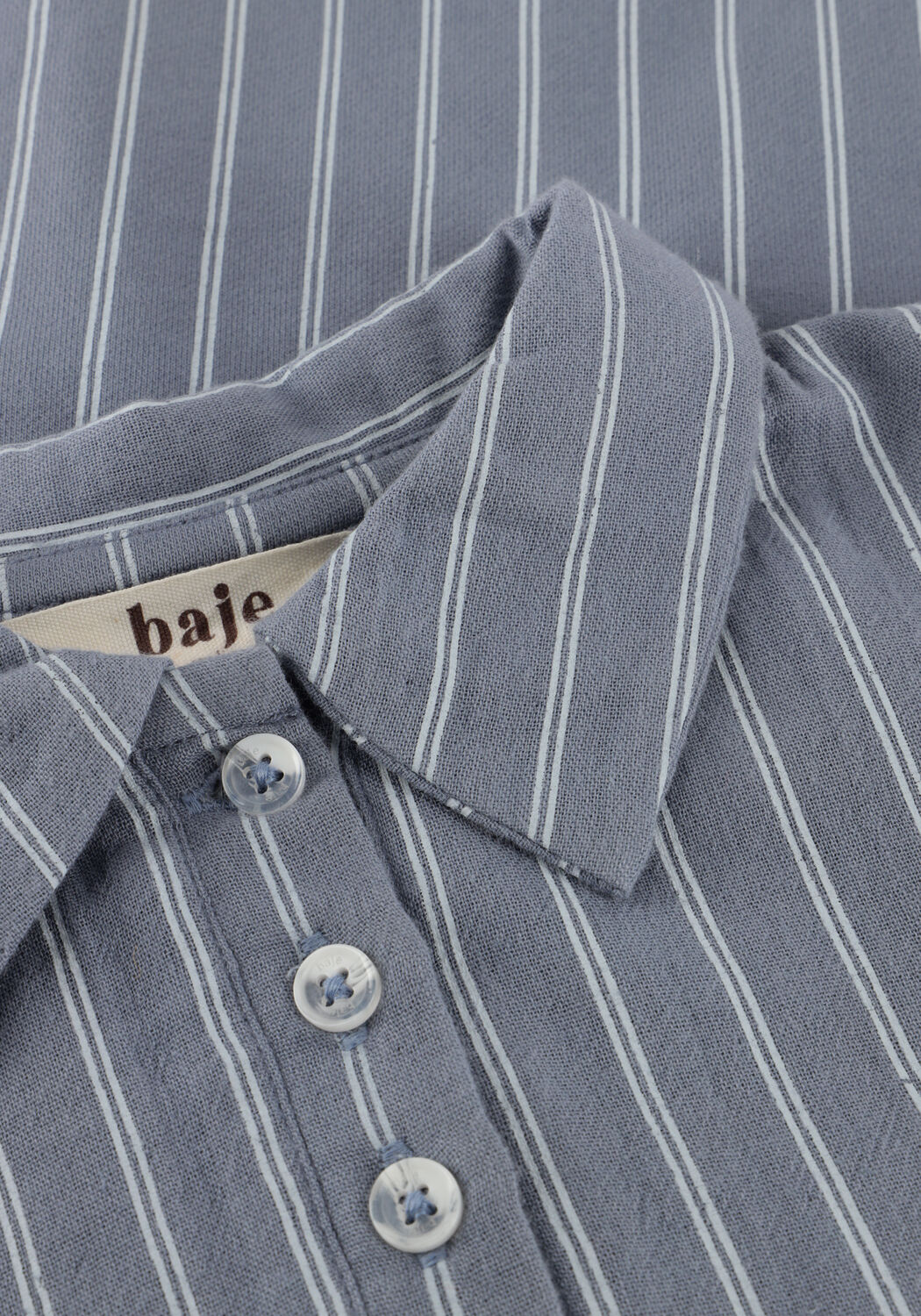 Blaue BAJE STUDIO Polo-Shirt MESSO - large