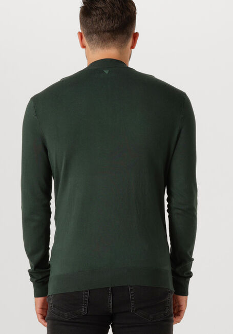 Dunkelgrün PURE PATH Pullover REGULAR FIT HALF ZIP KNITWEAR - large
