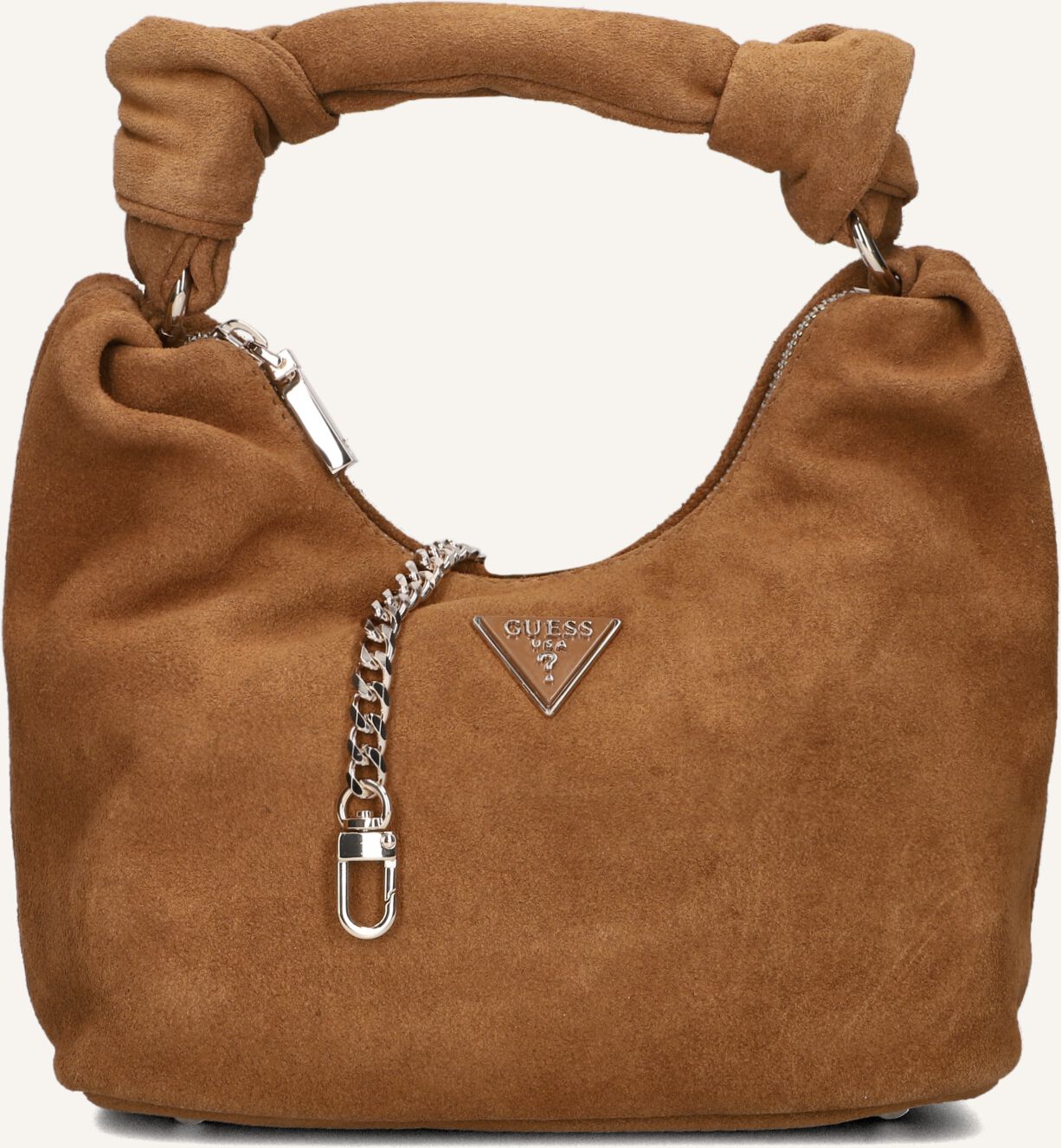 Camelfarbene GUESS Handtasche ISOTTA HOBO Omoda
