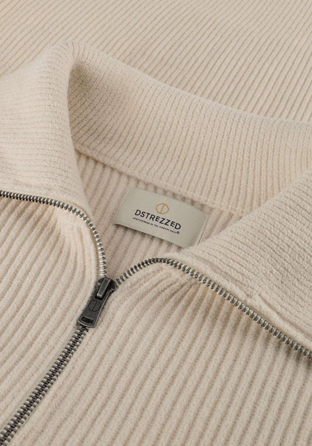 Ecru DSTREZZED Pullover JOSIAH SKIPPER - large