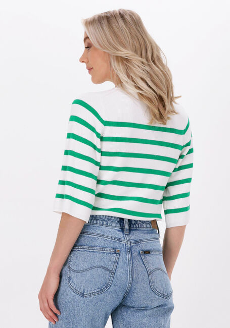Grüne NEO NOIR Pullover MINKA STRIPE KNIT BLOUSE - large