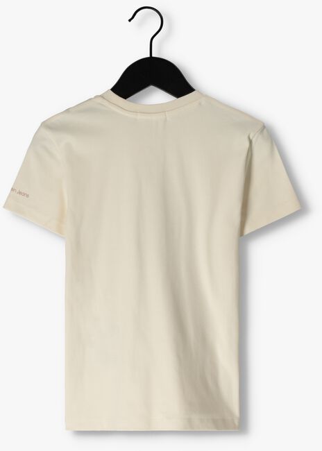 Nicht-gerade weiss CALVIN KLEIN T-shirt COLOUR BLOCK MONOGRAM T-SHIRT - large
