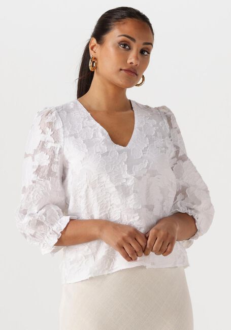 Weiße SELECTED FEMME Blusen SLFCATHI-SADIE 3/4 TOP FF - large