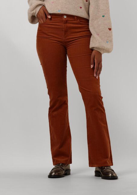 Cognacfarbene FABIENNE CHAPOT Schlaghose EVA FLARE TROUSERS - large