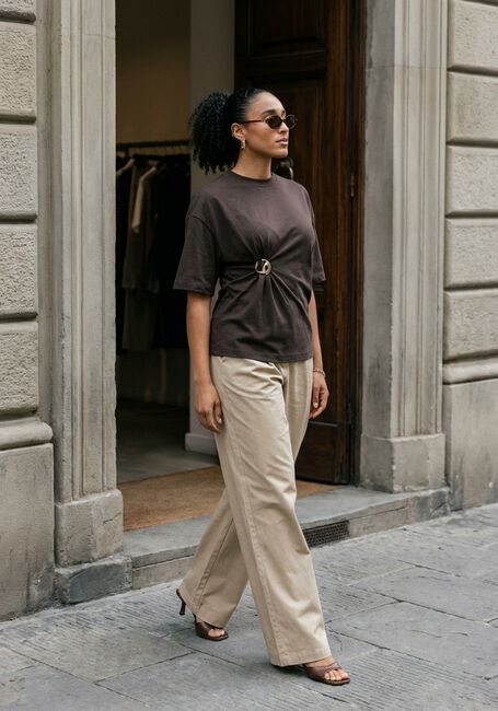 Braune SECOND FEMALE Top ENORA BROOCH TEE - large