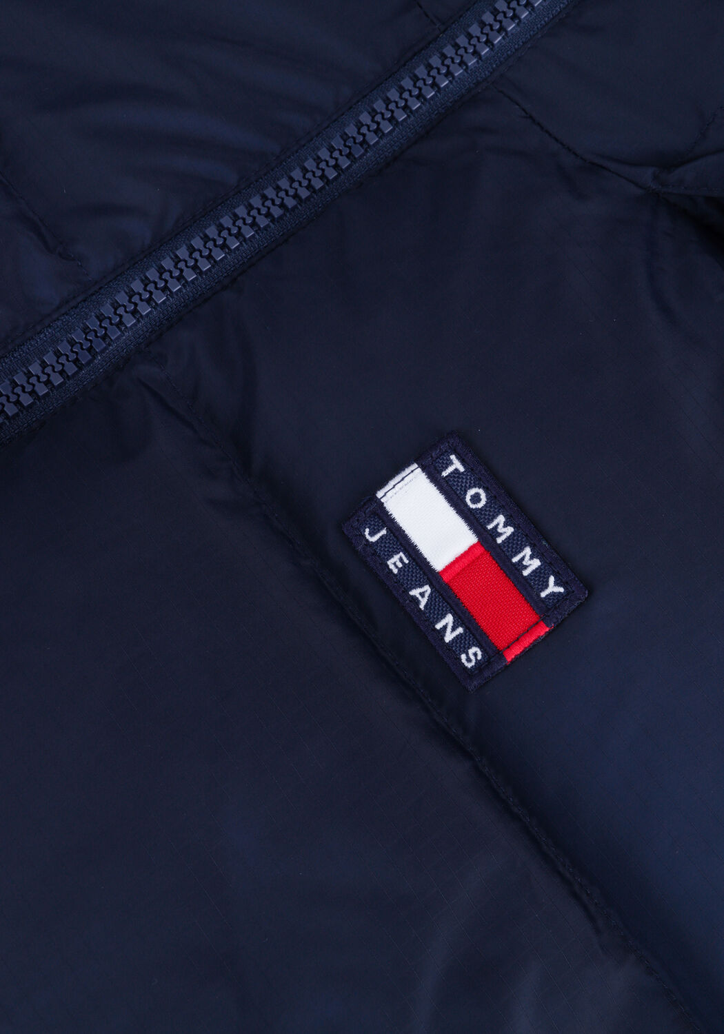 Dunkelblau TOMMY JEANS Wattierte Jack OUTERWEAR SHORT PUFF - large