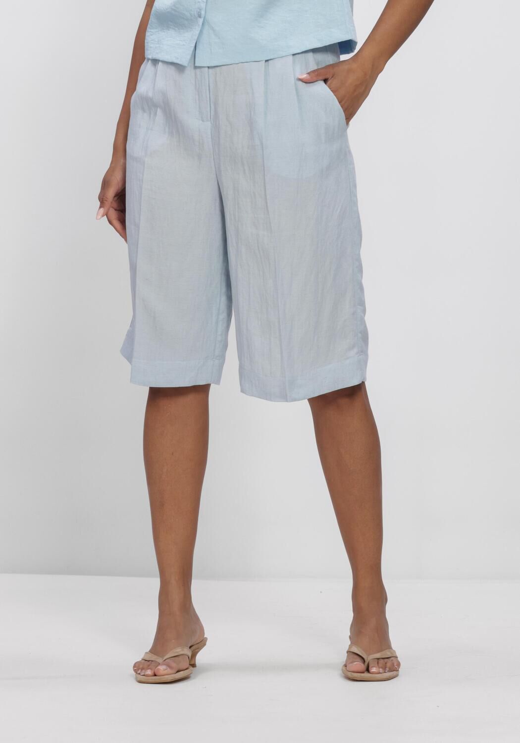 Blaue MSCH COPENHAGEN Hosen MSCHGRACIELA FRANCISKA HW SHORTS - large