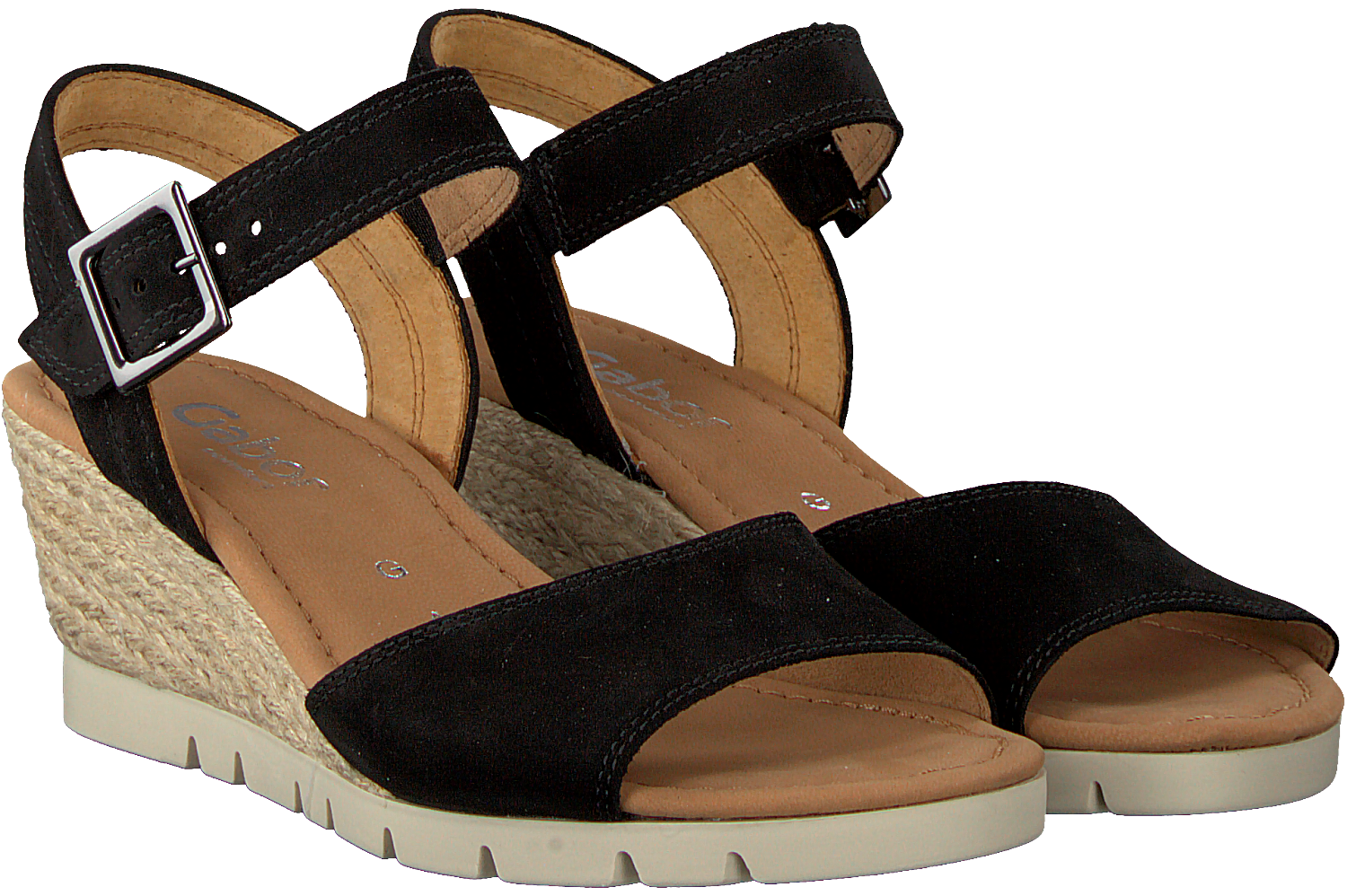 Schwarze GABOR Sandalen 842.1 | Omoda Schwarze GABOR Sandalen 842.1 | Omoda