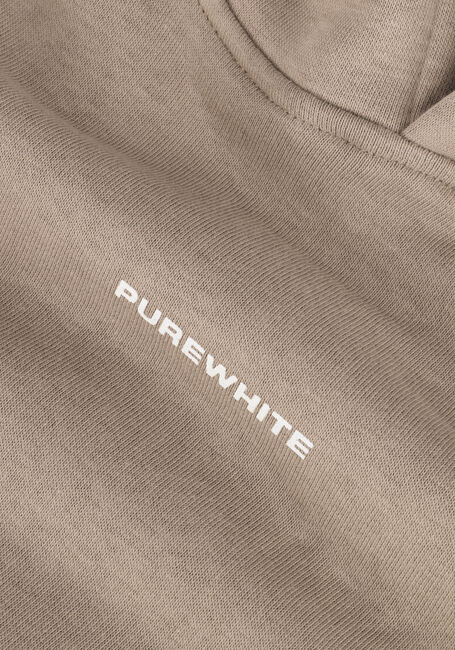 Taupe PUREWHITE Sweatshirt PURE LOGO HOODIE - large