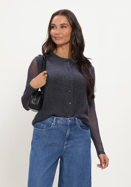 Dunkelgrau MSCH COPENHAGEN Strickjacke MSCHBONDIE HOPE VEST - large