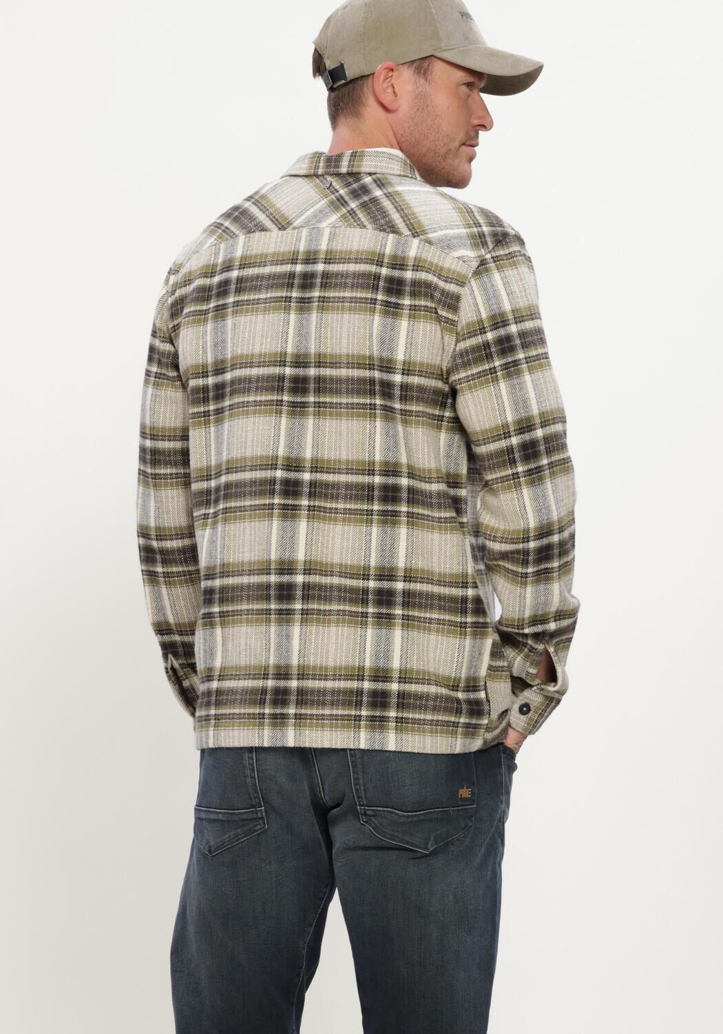 Mehrfarbige/Bunte PME LEGEND Casual-Oberhemd LONG SLEEVE SHIRT BRUSHED YD SOFT CHECK - large
