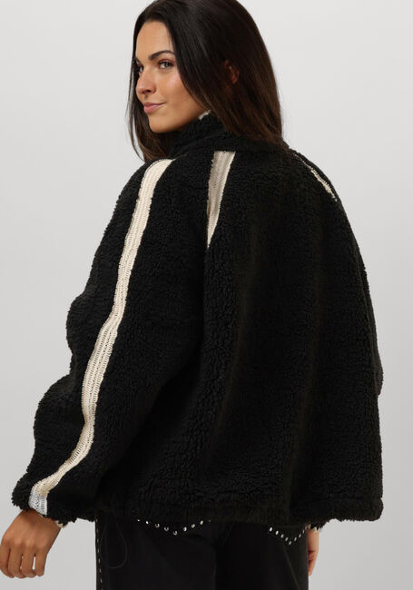 Schwarze UGG Jack NIKIA CHROCHET FLUFF JACKET - large