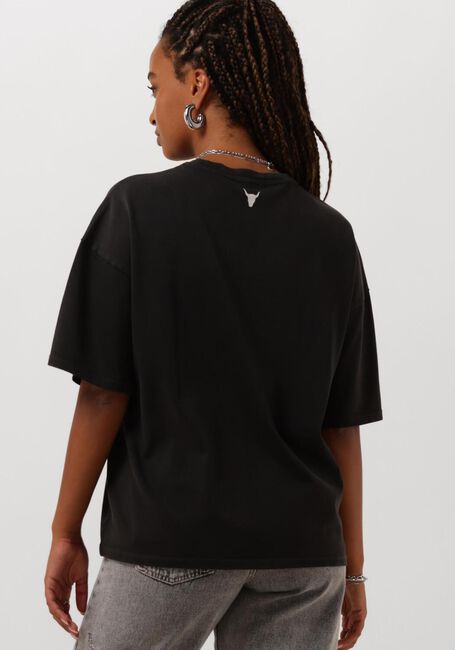 Graue ALIX THE LABEL T-shirt LADIES KNITTED WASHED LABEL T-SHIRT - large