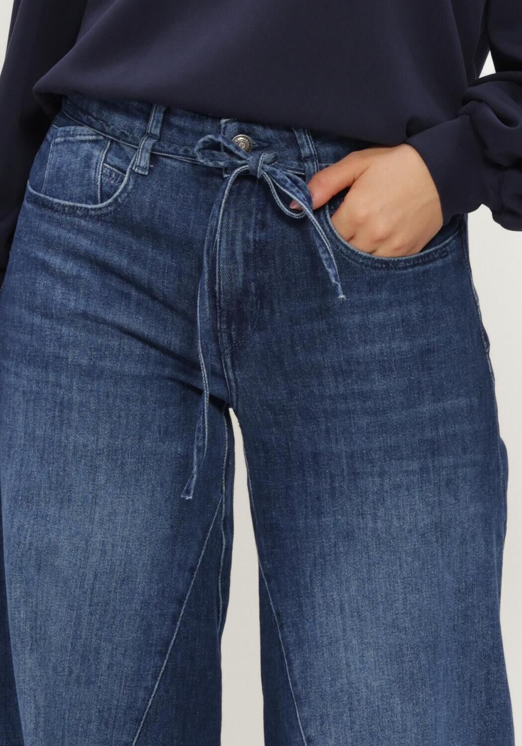 Blaue MAC Weite Hose 0333 AUTH. COMFORT VINTAGE DENIM WIDE EXTREME - large