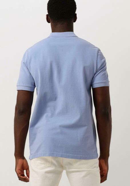 Blaue SCOTCH & SODA Polo-Shirt GARMENT DYE ORGANIC COTTON PIQUE POLO - large