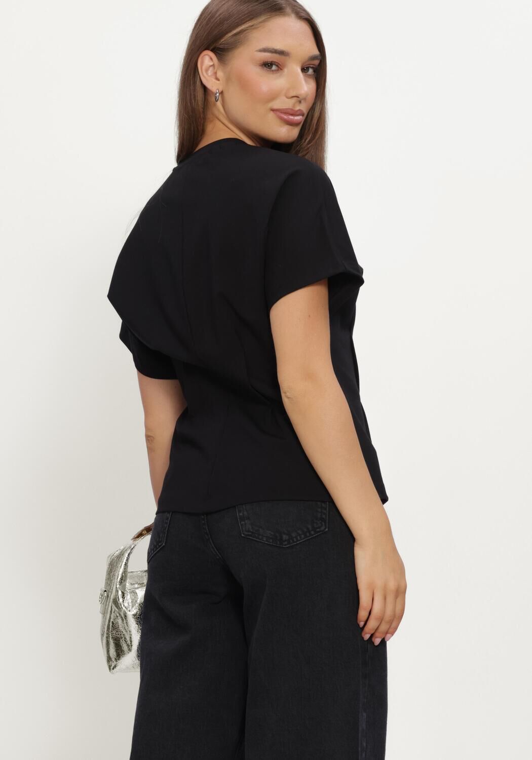 Schwarze SELECTED WOMEN Top SLWERA SS TOP - large