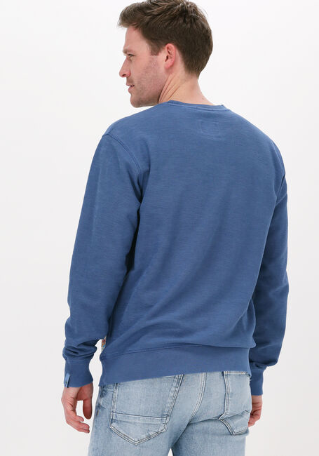 Blaue SCOTCH & SODA Sweatshirt GARMENT-DYED INTERLOCK FELPA SWEATSHIRT - large
